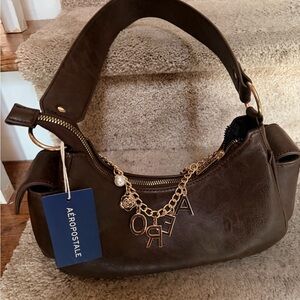 NWT Y2K Aeropostale Brown Shoulder Bag